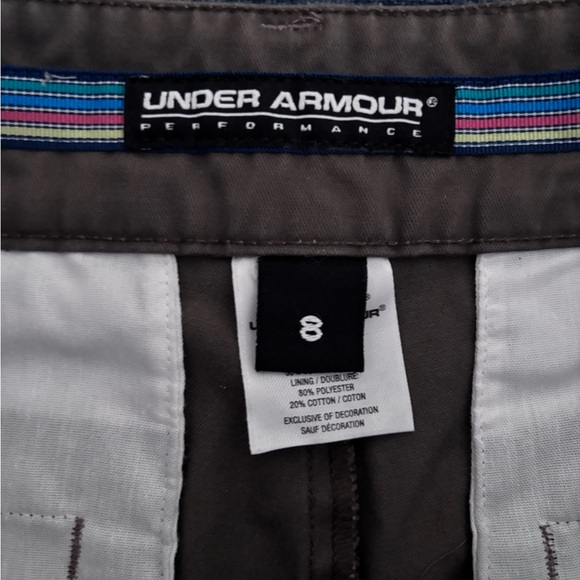 Under armor Brown Women Shorts size 8 - Picture 4 of 7